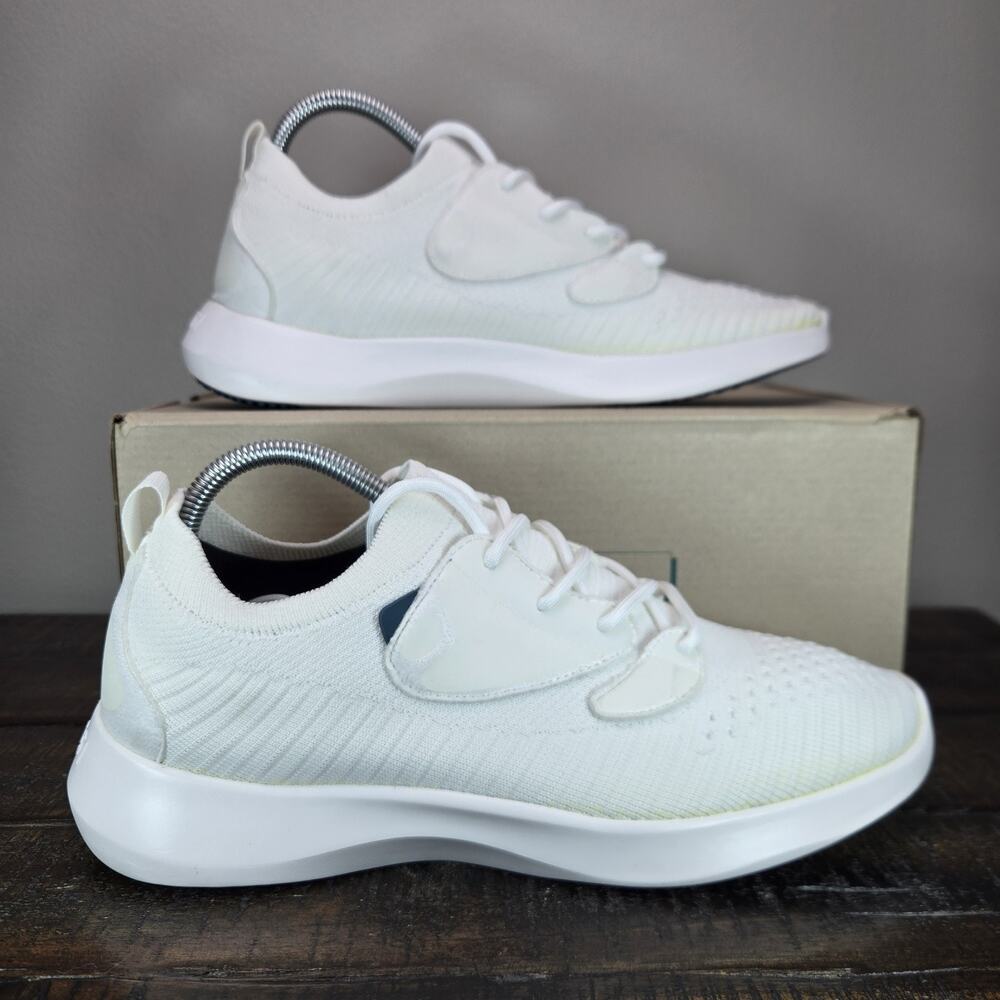 Vessi Everyday Move Lace Up Womens Size 9 Waterproof Shoes Sneakers Polar White